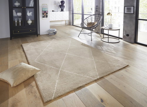 Kusový Glow 103664 Beige/Cream z kolekce Elle 120×170 cm - Koberec - Main image