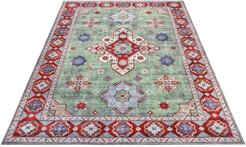 Kusový Imagination 104948 green, red, multicolored z kolekcie Elle 200 × 290 cm - Koberec - Hlavný obrázok