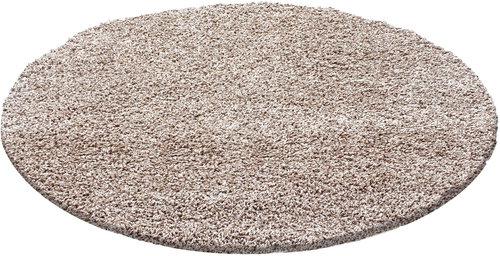 Kusový Life Shaggy 1500 beige kruh 160×160 cm kruh - Koberec - Main image