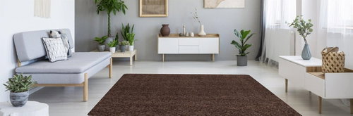 Kusový Life Shaggy 1500 brown 100×200 cm - Koberec - Main image
