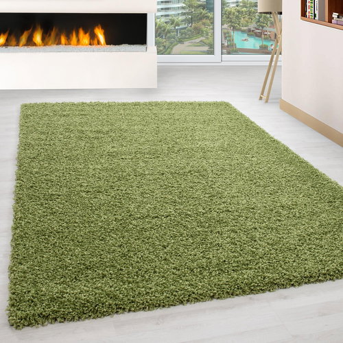 Kusový Life Shaggy 1500 green 300×400 cm - Koberec - Main image