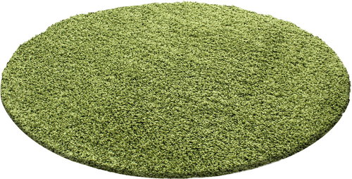 Kusový Life Shaggy 1500 green kruh 80×80 cm kruh - Koberec - Main image