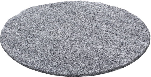 Kusový Life Shaggy 1500 light grey kruh 160×160 cm kruh - Koberec - Hlavný obrázok
