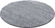 Kusový Life Shaggy 1500 light grey kruh 80×80 cm kruh - Koberec