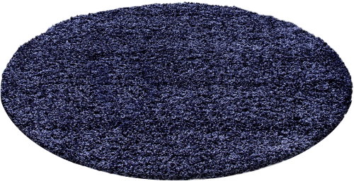 Kusový Life Shaggy 1500 navy kruh 160×160 cm kruh - Koberec - Main image