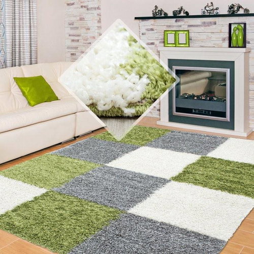 Kusový Life Shaggy 1501 green 120×170 cm - Koberec - Main image