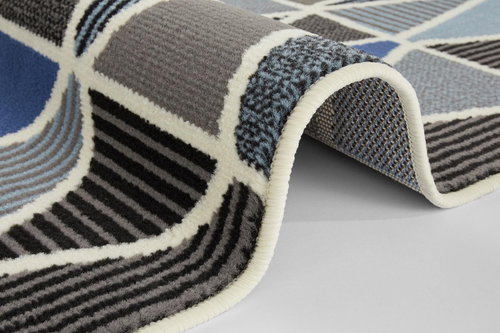 Kusový MujOriginal 104339 Cream/Blue 120×160 cm - Koberec - Main image