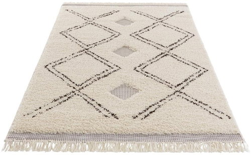 Kusový New Handira 105186 Cream, Grey 80×150 cm - Koberec - Main image