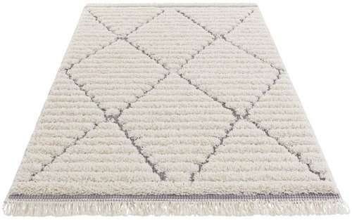 Kusový New Handira 105192 Cream, Grey 80×150 cm - Koberec - Main image