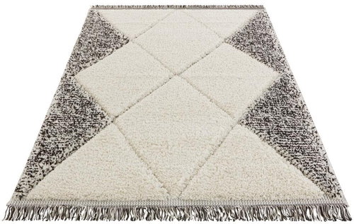 Kusový New Handira 105193 Cream, Black 120×170 cm - Koberec - Main image