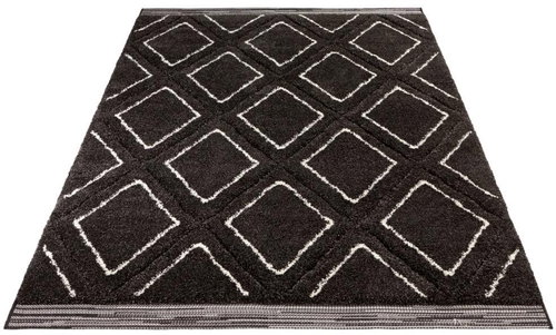 Kusový Norwalk 105103 dark grey, cream 120×170 cm - Koberec - Main image