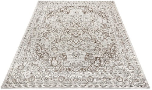 Kusový orientální Flatweave 104805 Cream/Light-brown 80×150 cm - Koberec - Main image
