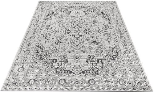 Kusový orientální Flatweave 104806 Cream/Black 120×170 cm - Koberec - Main image