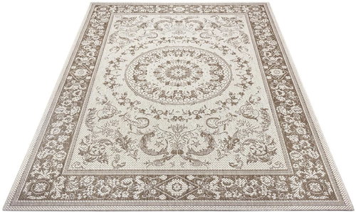 Kusový orientální Flatweave 104811 Cream/Light-brown 80×150 cm - Koberec - Main image
