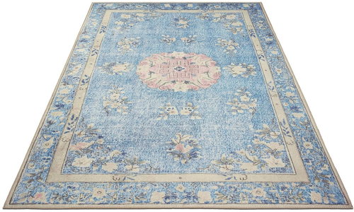 Kusový orientální Chenille Rugs Q3 104757 Light-blue 160×230 cm - Koberec - Main image