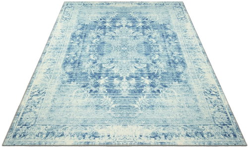 Kusový orientální Chenille Rugs Q3 104769 Light-blue 160×230 cm - Koberec - Main image