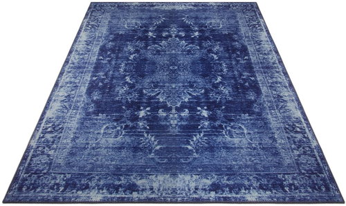 Kusový orientální Chenille Rugs Q3 104772 Dark-Blue 200×290 cm - Koberec - Main image
