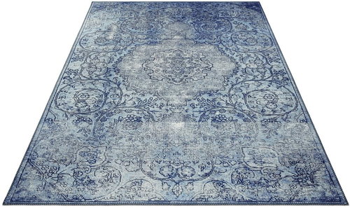 Kusový orientální Chenille Rugs Q3 104778 Blue 200×290 cm - Koberec - Main image