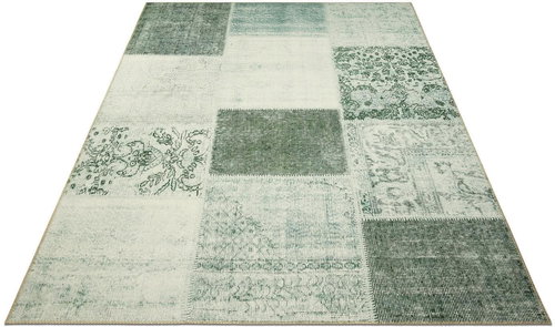 Kusový orientální Chenille Rugs Q3 104790 Green 80×150 cm - Koberec - Main image