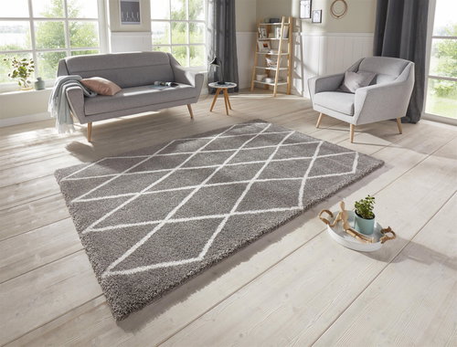 Kusový Passion 103684 Grey, Cream z kolekce Elle 80×200 cm - Koberec - Main image
