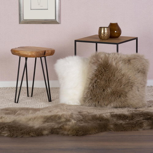 Kusový Premium Sheep 100 Mushroom 55×85 tvar kožešiny cm - Koberec - Main image