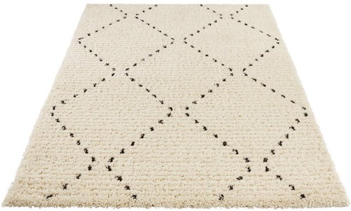 Kusový Retro 105197 Cream, Black 120×170 cm - Koberec - Main image