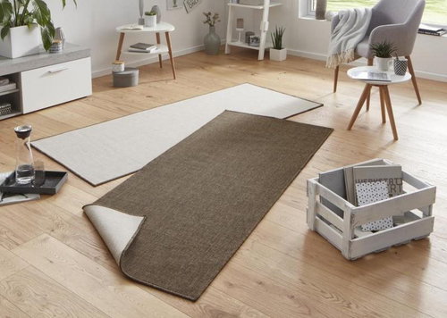 Kusový Twin-Wendeteppiche 103099 braun creme 80×350 cm - Koberec - Main image