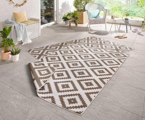 Kusový Twin-Wendeteppiche 103133 braun creme 160×230 cm - Koberec - Main image