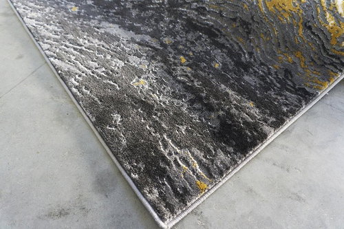 Kusový Zara 9660 Yellow Grey 80×150 cm - Koberec - Main image