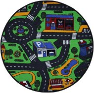 Detský kusový koberec City life okrúhly 80 × 80 (priemer) cm - Koberec