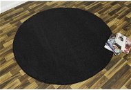 Kusový koberec Nasty 102055 Schwarz kruh 200 × 200 (priemer) cm - Koberec