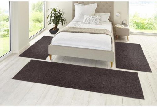 Kobercová sada Pure 102661 Anthrazit 3 díly: 70×140 cm (2×), 70×240 cm (1×) cm - Koberec - Main image