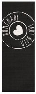 Běhoun Homemade with Love 67×180 Vibe 103488 black 67×180 cm - Koberec
