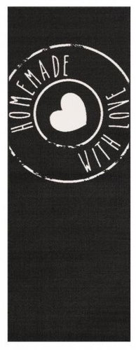 Běhoun Homemade with Love 67×180 Vibe 103488 black 67×180 cm - Koberec - Main image