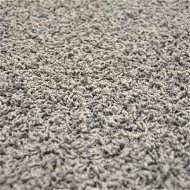 Kusový šedý koberec Color Shaggy čtverec - Koberec
