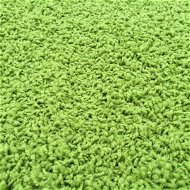 Kusový zelený koberec Color Shaggy čtverec 60×60 cm - Koberec