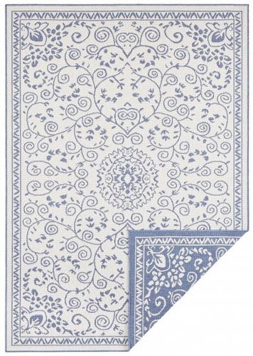 Kusový koberec Twin Supreme 103867 Leyte Blue/Cream 120×170 cm - Koberec - Main image