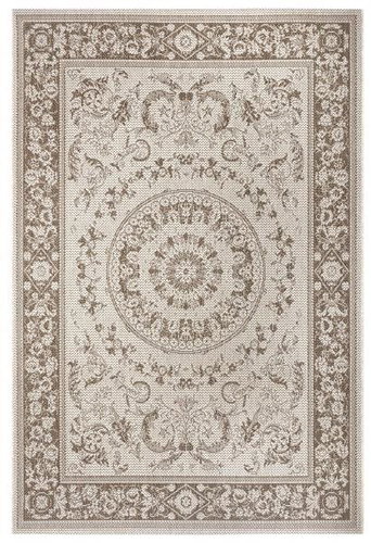 Kusový orientální koberec Flatweave 104811 Cream/Light-brown 160×230 cm - Koberec - Main image