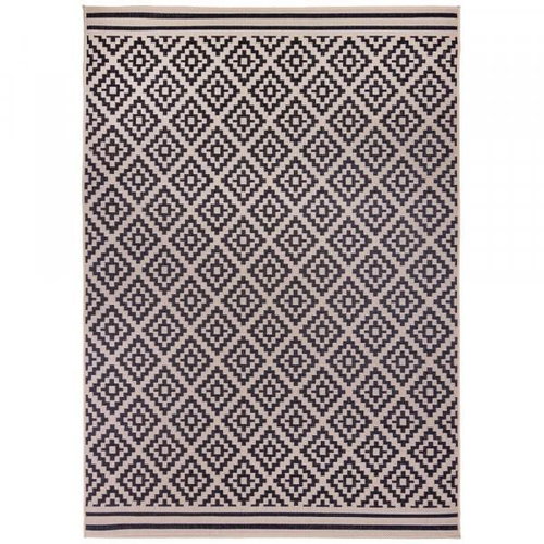 Kusový koberec Florence Alfresco Moretti Black/Beige 120×170 cm - Koberec - Main image