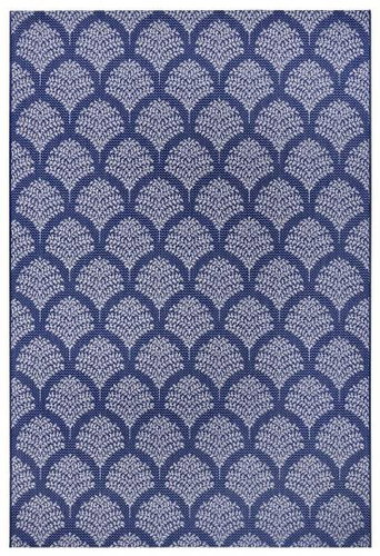 Kusový koberec Flatweave 104866 Blue/Cream 200×290 cm - Koberec - Main image