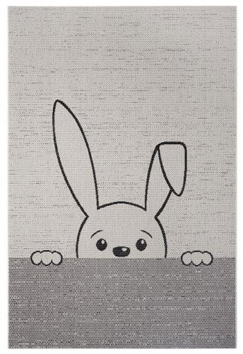 Dětský kusový koberec Flatweave Kids Rugs 104879 Cream/Black 120×170 cm - Koberec - Main image