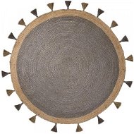 Kusový koberec Lunara Jute Circle Grey 150×150 (průměr) cm - Carpet