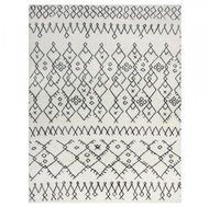 Kusový koberec Furber Adil Fur Berber Ivory/Black 120×170 cm - Koberec