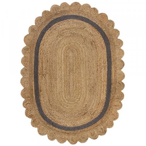 Kusový koberec Grace Jute Natural/Grey ovál 80×230 ovál cm - Koberec - Main image