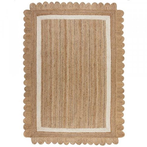 Kusový koberec Grace Jute Natural/White 120×170 cm - Carpet - Main image