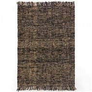 Kusový koberec Idris Black/Natural 60×230 cm - Koberec