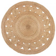 Kusový koberec Jute Arya Natural kruh 150×150 (průměr) cm - Koberec