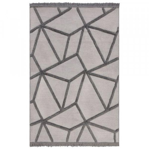 Kusový koberec Yasmin Flatweave Safi Grey 120×170 cm - Koberec - Main image