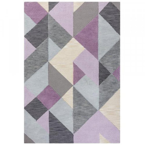 Kusový koberec Zest Icon Geometric Mauve 120×170 cm - Koberec - Main image