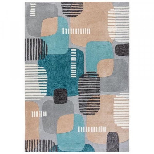 Kusový koberec Zest Pop Teal 160×230 cm - Koberec - Main image